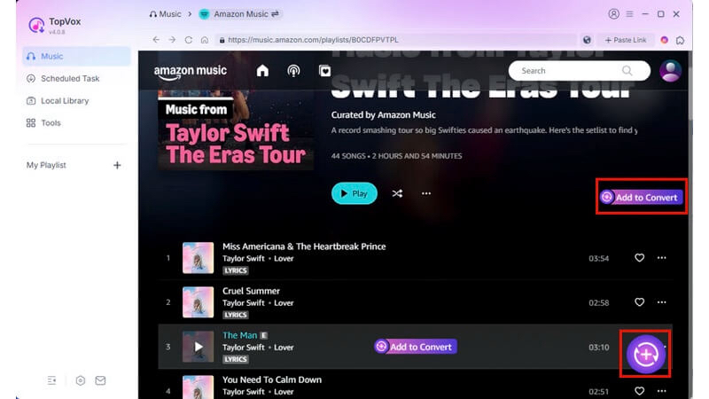 TopVox Amazon Music Converter